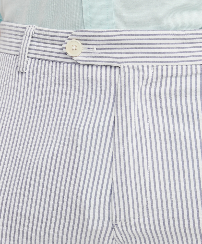 Big & Tall Stretch Cotton Seersucker Shorts, image 3