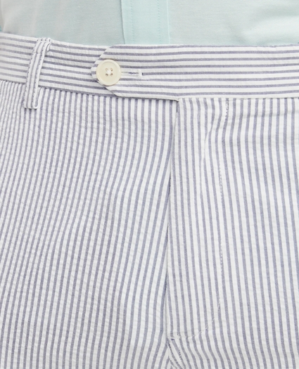 Big & Tall Stretch Cotton Seersucker Shorts, image 3