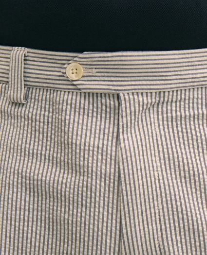 Big & Tall Stretch Cotton Seersucker Shorts, image 4