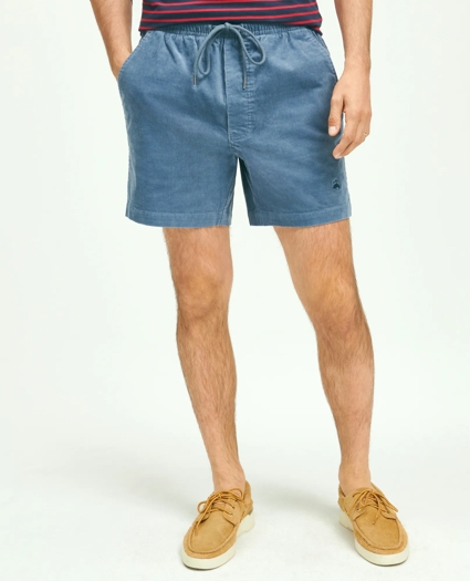 Stretch Cotton Drawstring Friday 15-Wale Corduroy Shorts, image 1