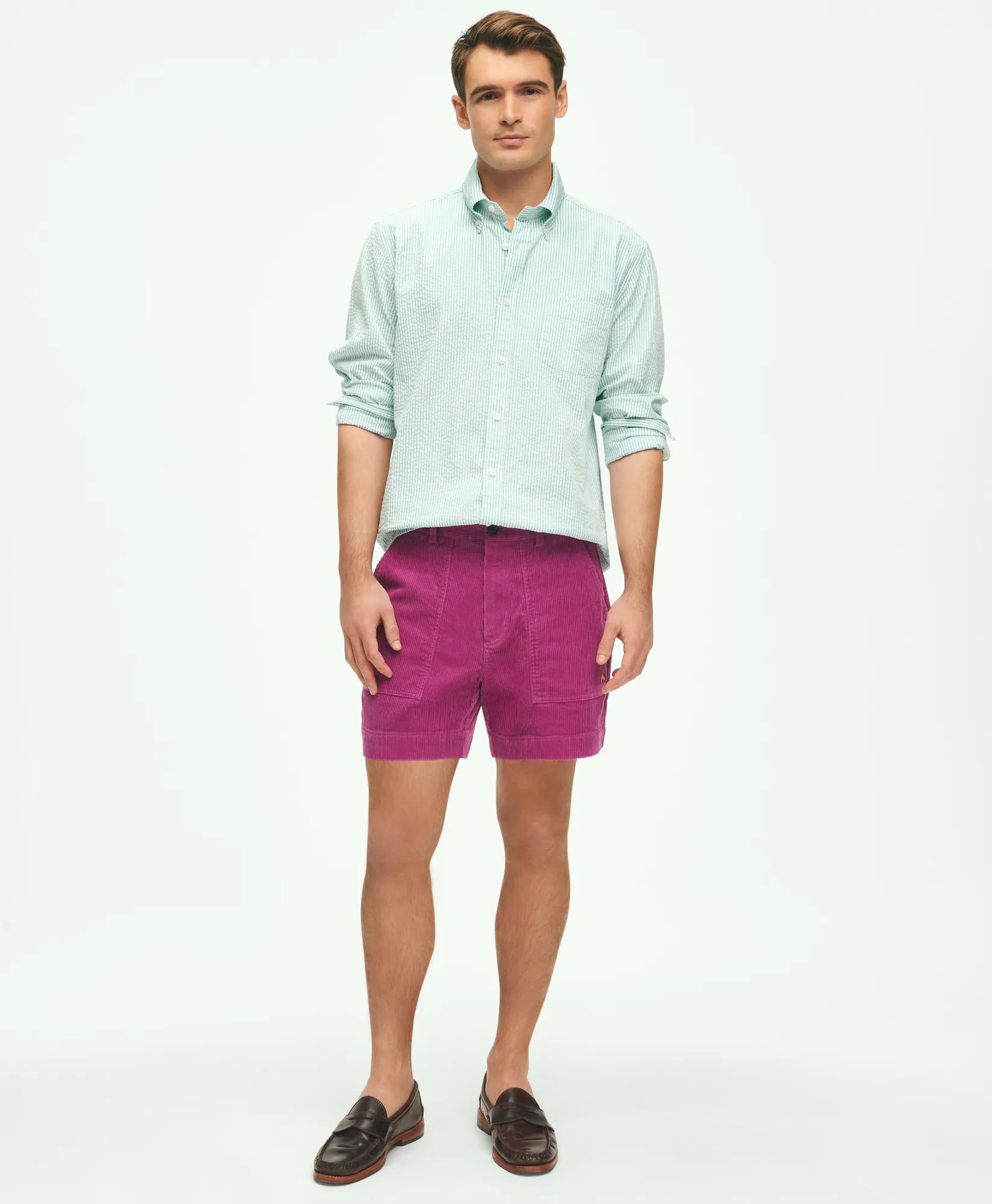 5.5" Wide-Wale Corduroy Shorts Pants