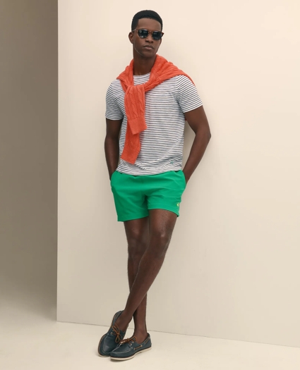 5" Stretch Swim Trunks, image 1