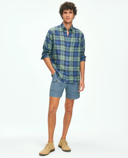6.5" Cotton Canvas Camp Shorts, image 2