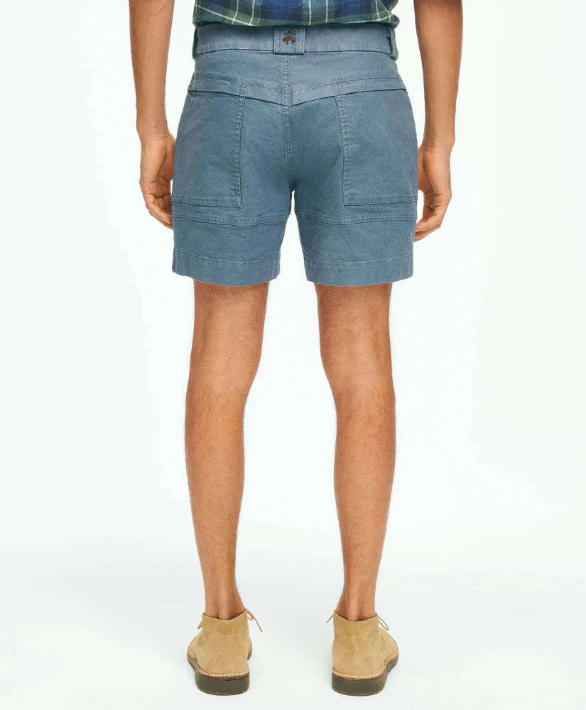 6.5" Cotton Canvas Camp Shorts, image 3