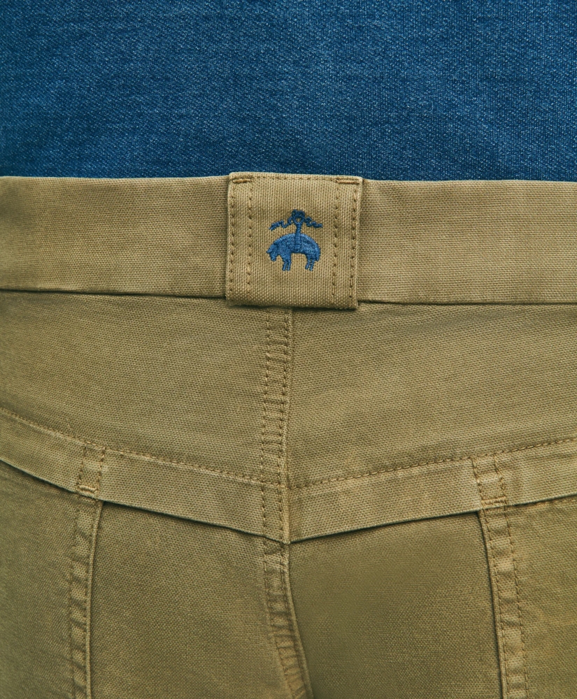 6.5" Cotton Canvas Camp Shorts, image 4