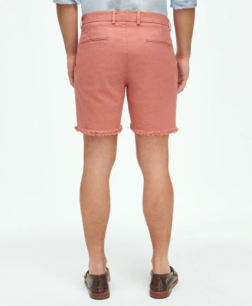 7" Cotton Canvas Cut-Off Shorts, image 3