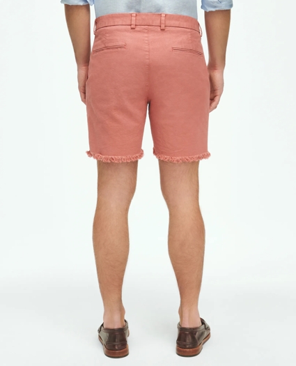 7" Cotton Canvas Cut-Off Shorts, image 3