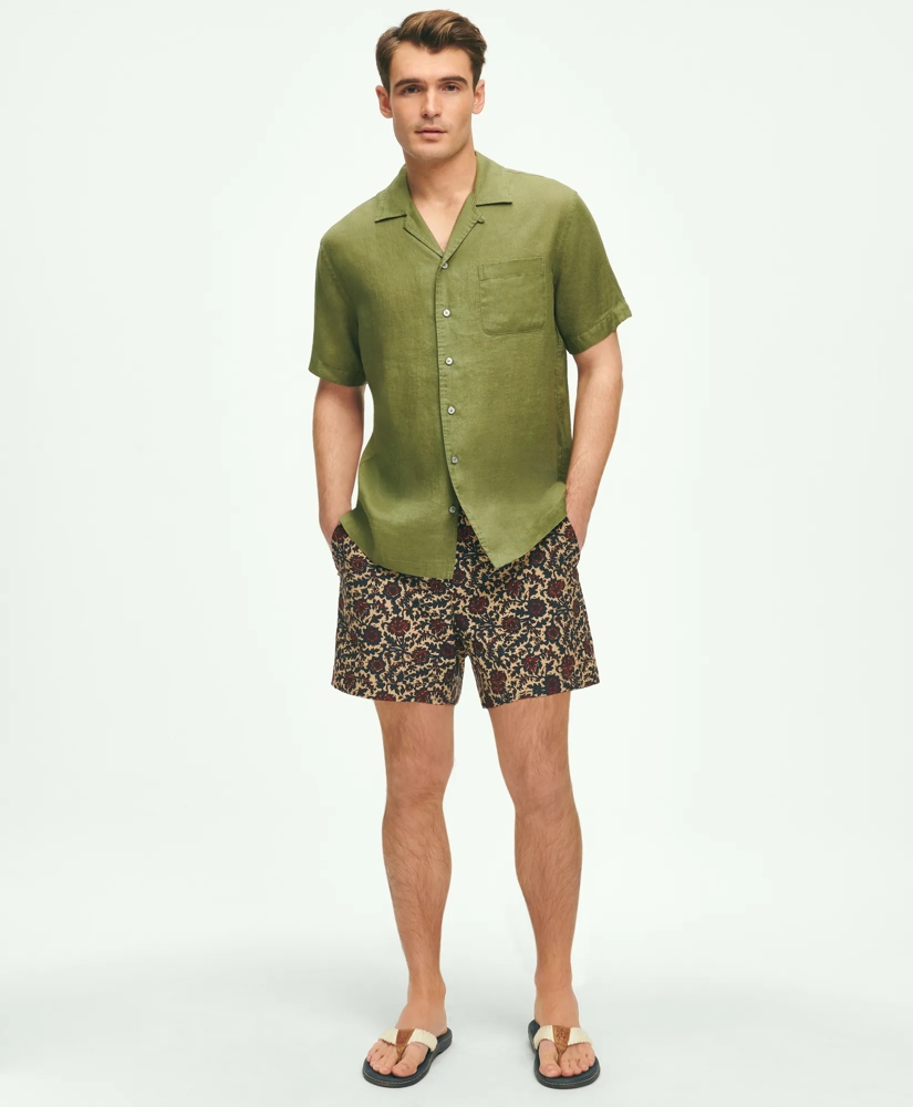 5" Newport Printed Swim Trunks, image 2