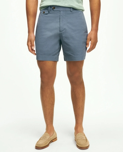 7" Canvas Poplin Shorts in Supima® Cotton, image 1