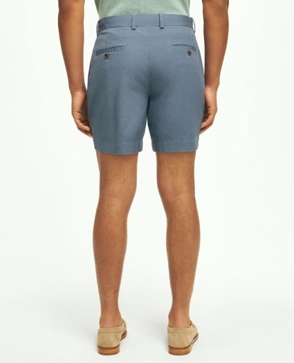 7" Canvas Poplin Shorts in Supima® Cotton, image 2