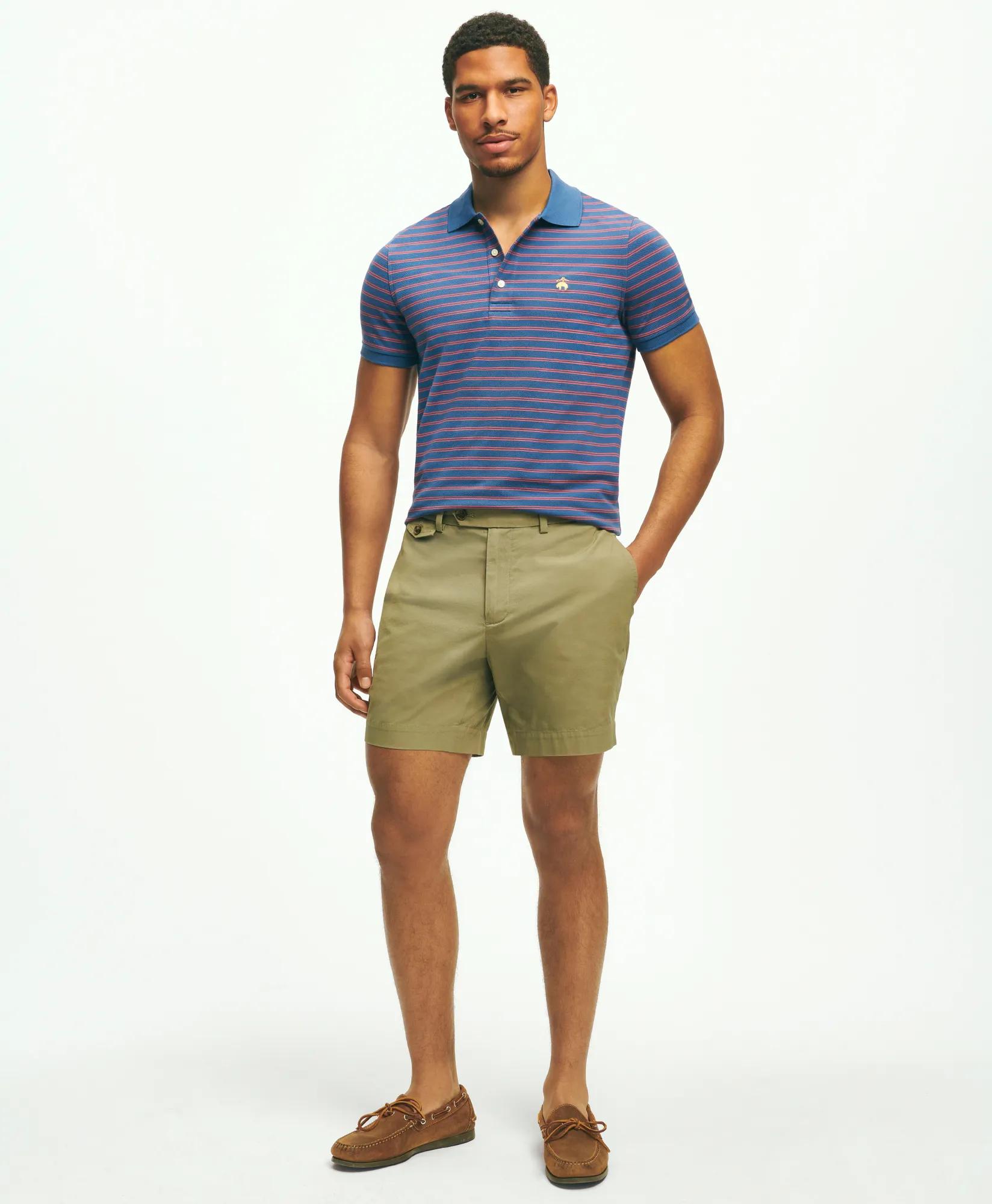 7" Canvas Poplin Shorts in Supima Cotton - Medium Green
