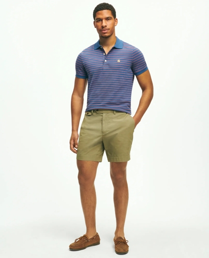 7" Canvas Poplin Shorts in Supima® Cotton, image 2