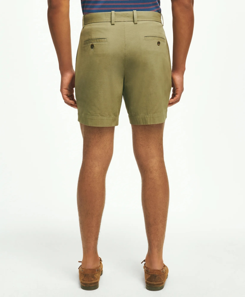 7" Canvas Poplin Shorts in Supima® Cotton, image 4