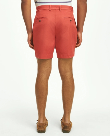 7" Canvas Poplin Shorts in Supima® Cotton, image 2