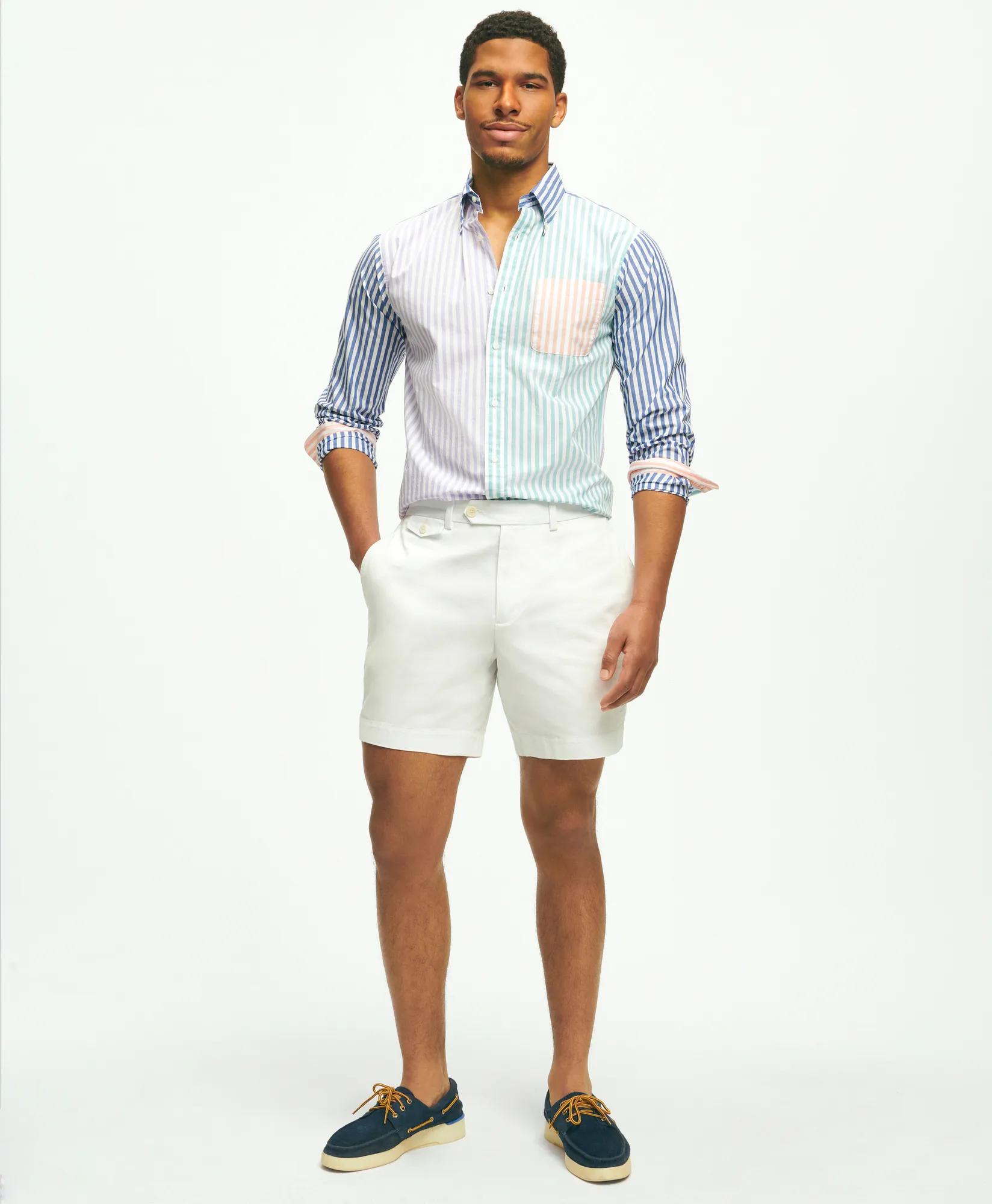 7" Canvas Poplin Shorts in Supima Cotton - White