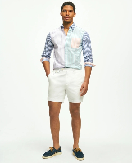 7" Canvas Poplin Shorts in Supima® Cotton, image 2