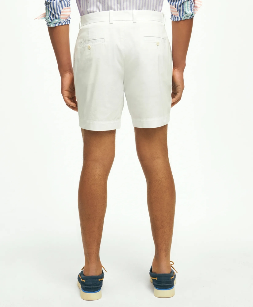 7" Canvas Poplin Shorts in Supima® Cotton, image 3