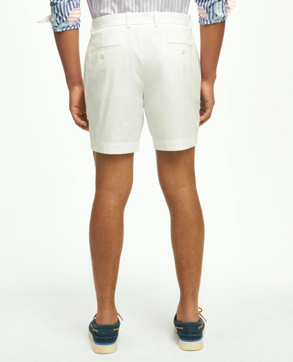 7" Canvas Poplin Shorts in Supima® Cotton, image 3