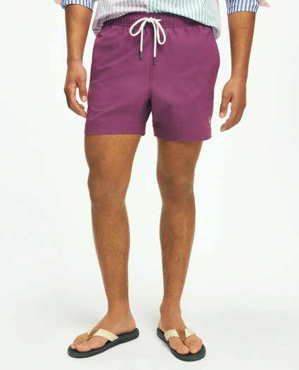 5" Stretch Swim Trunks, image 1
