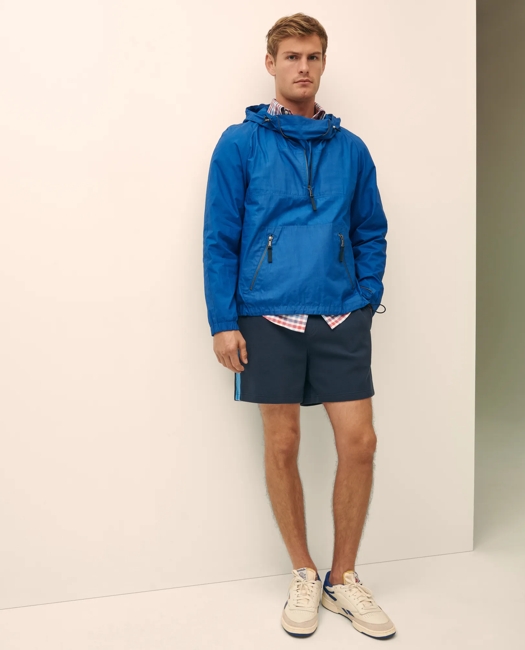 Double Faced Cotton Blend Pique Shorts