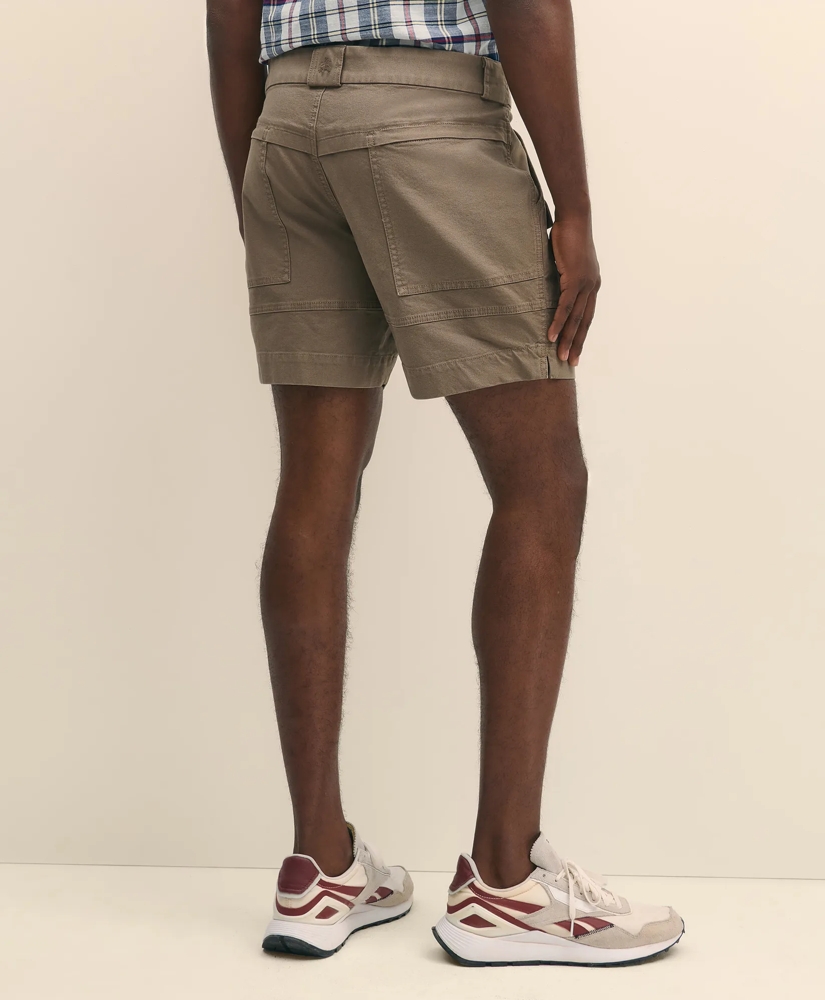 6.5" Cotton Canvas Camp Shorts, image 3