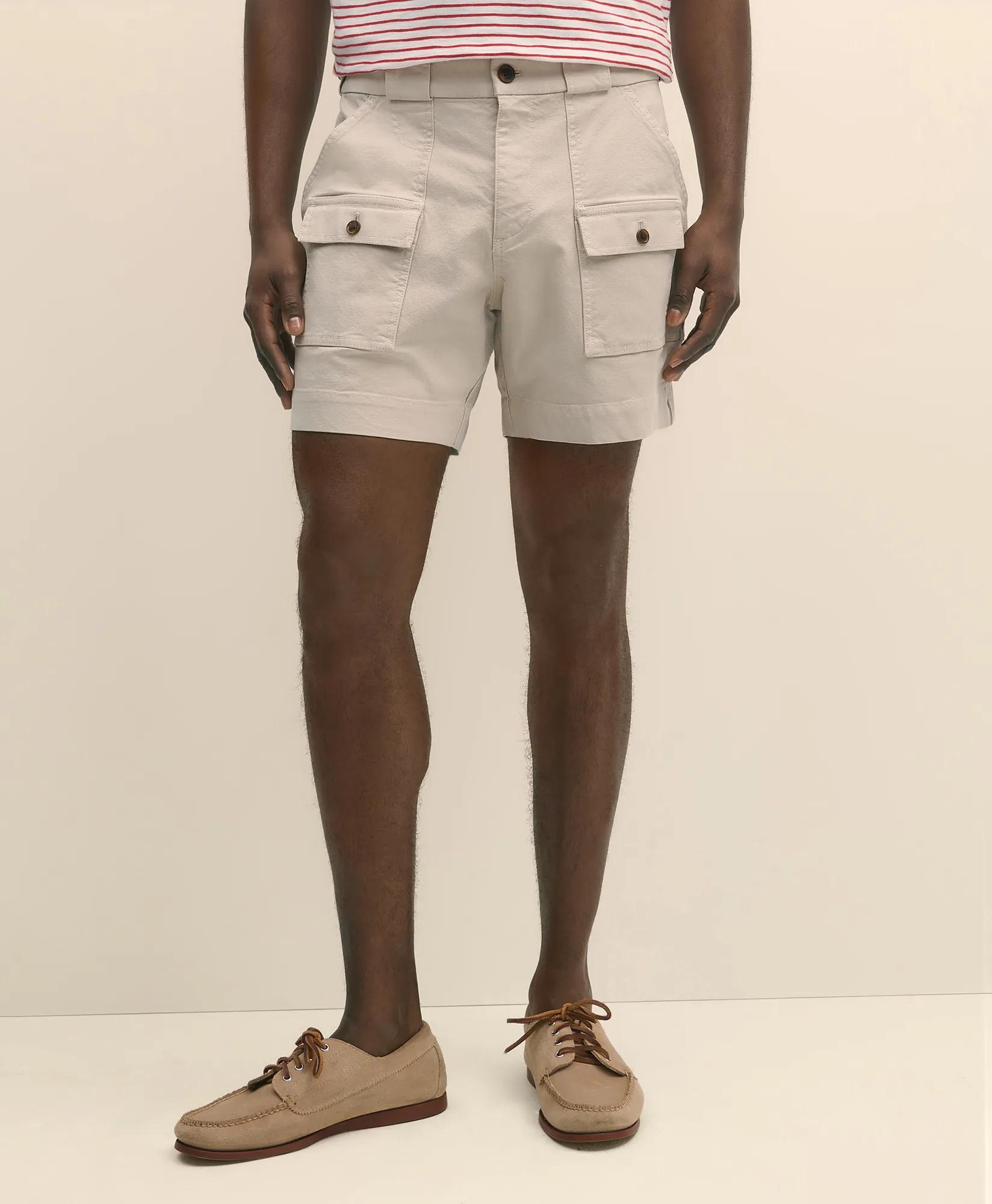 6.5" Cotton Canvas Camp Shorts