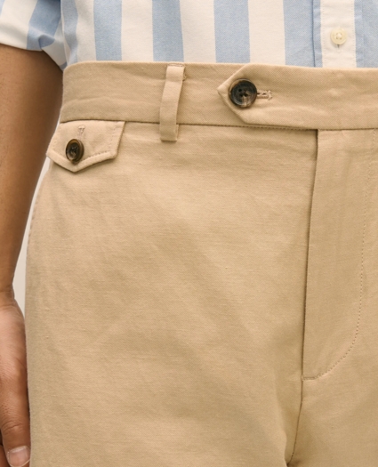 9" Linen Cotton Shorts, image 3