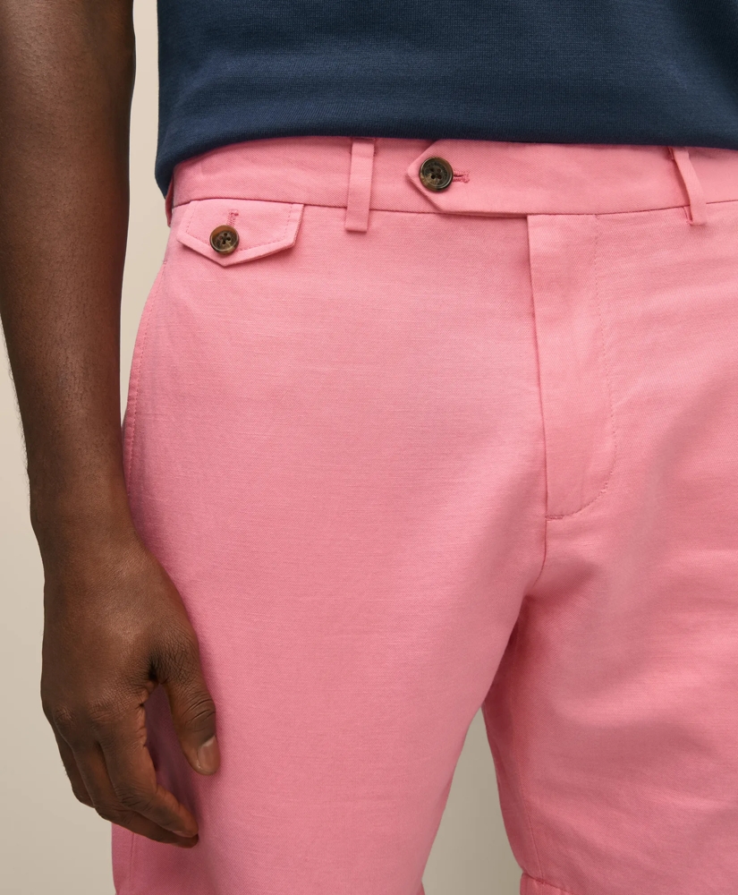 9" Linen Cotton Shorts, image 5