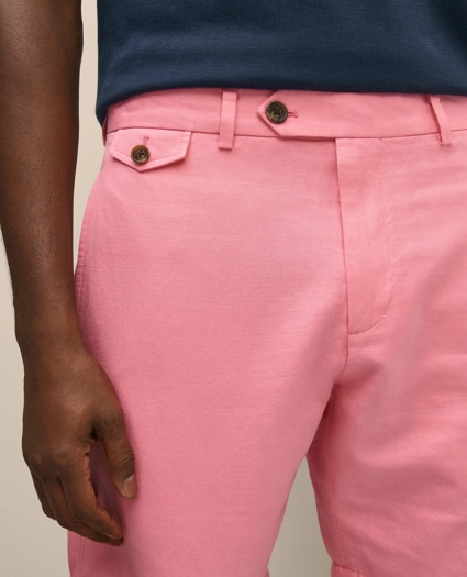 9" Linen Cotton Shorts, image 5