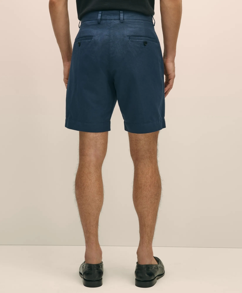 9" Linen Cotton Shorts, image 3