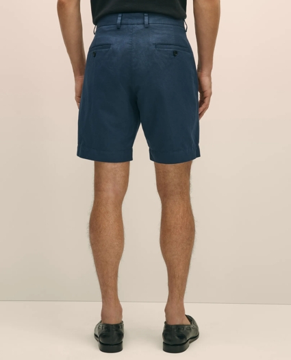 9" Linen Cotton Shorts, image 3