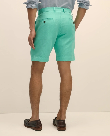 9" Linen Cotton Shorts, image 3