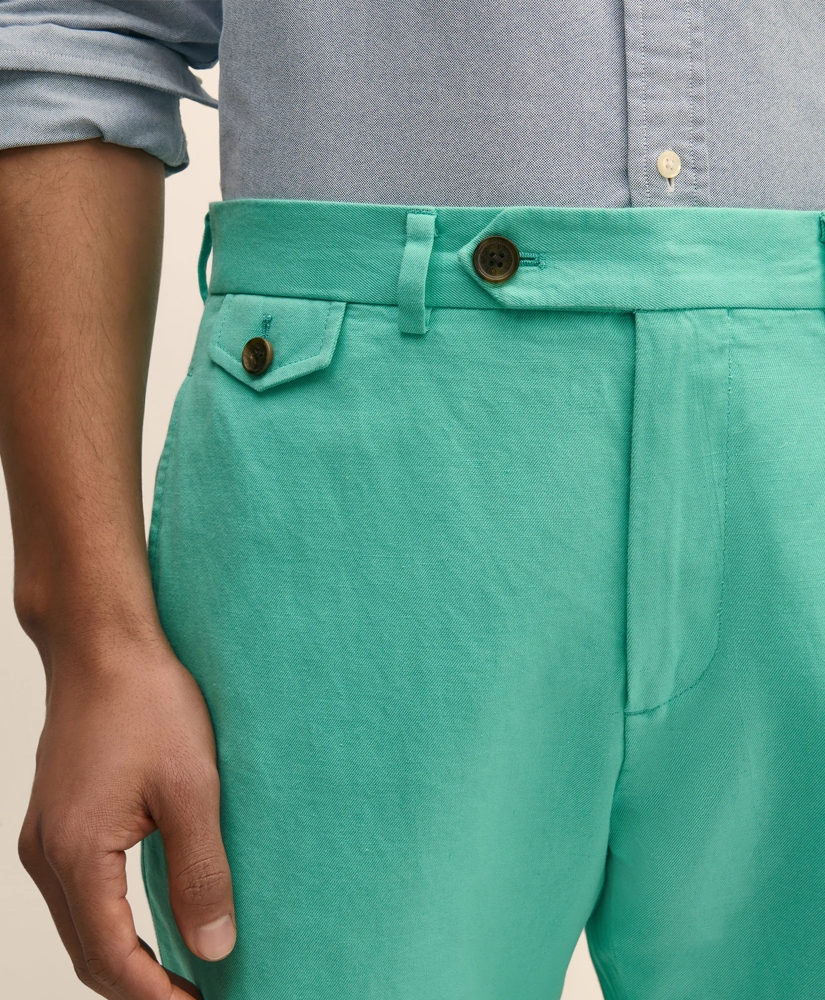 9" Linen Cotton Shorts, image 4