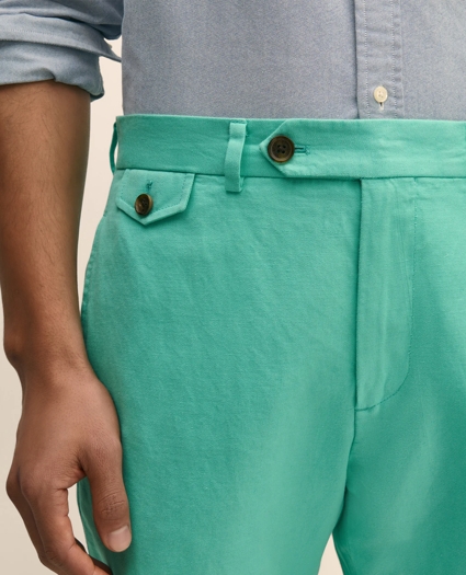 9" Linen Cotton Shorts, image 4