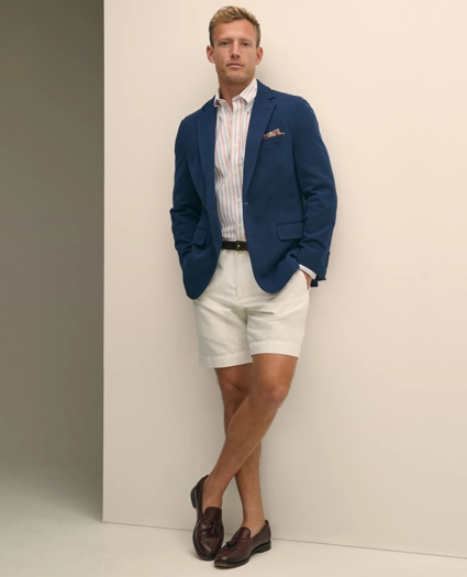 9" Linen Cotton Shorts, image 1