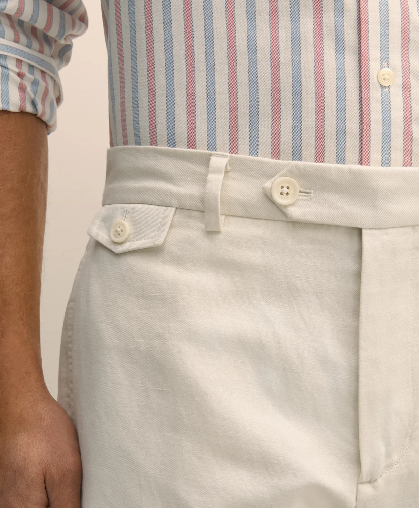9" Linen Cotton Shorts, image 3