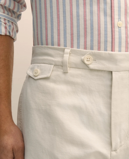 9" Linen Cotton Shorts, image 3