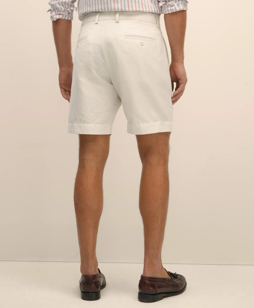 9" Linen Cotton Shorts, image 4