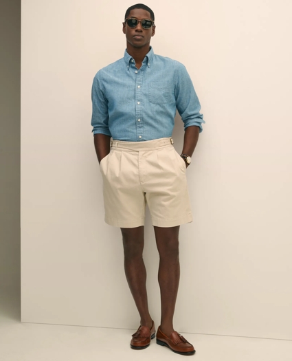 8" Cotton Ghurka Shorts, image 1