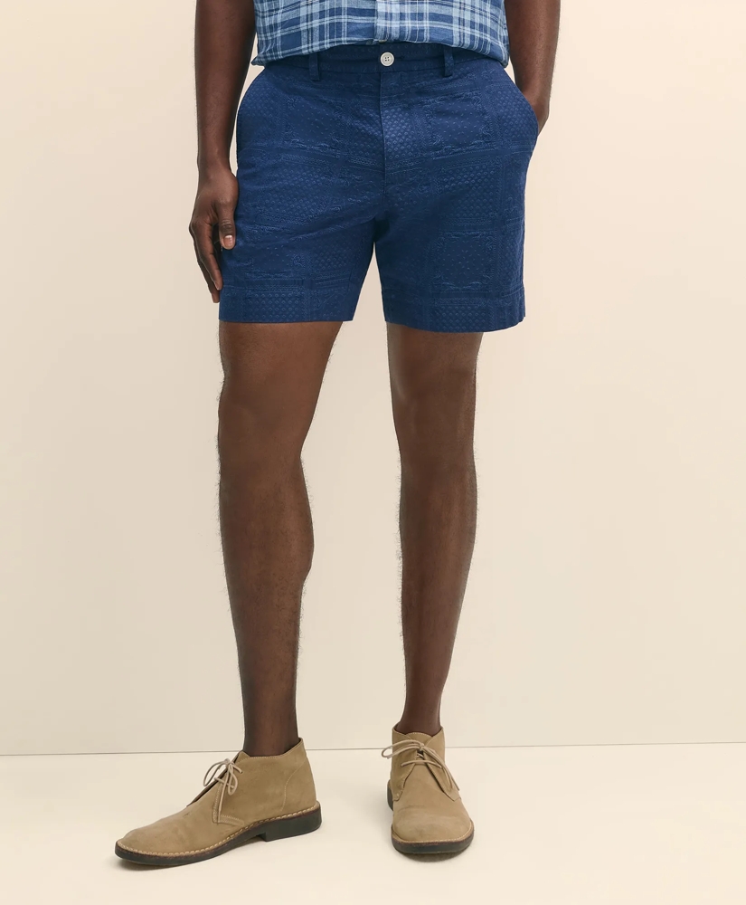 7" Cotton Bandana Shorts, image 2