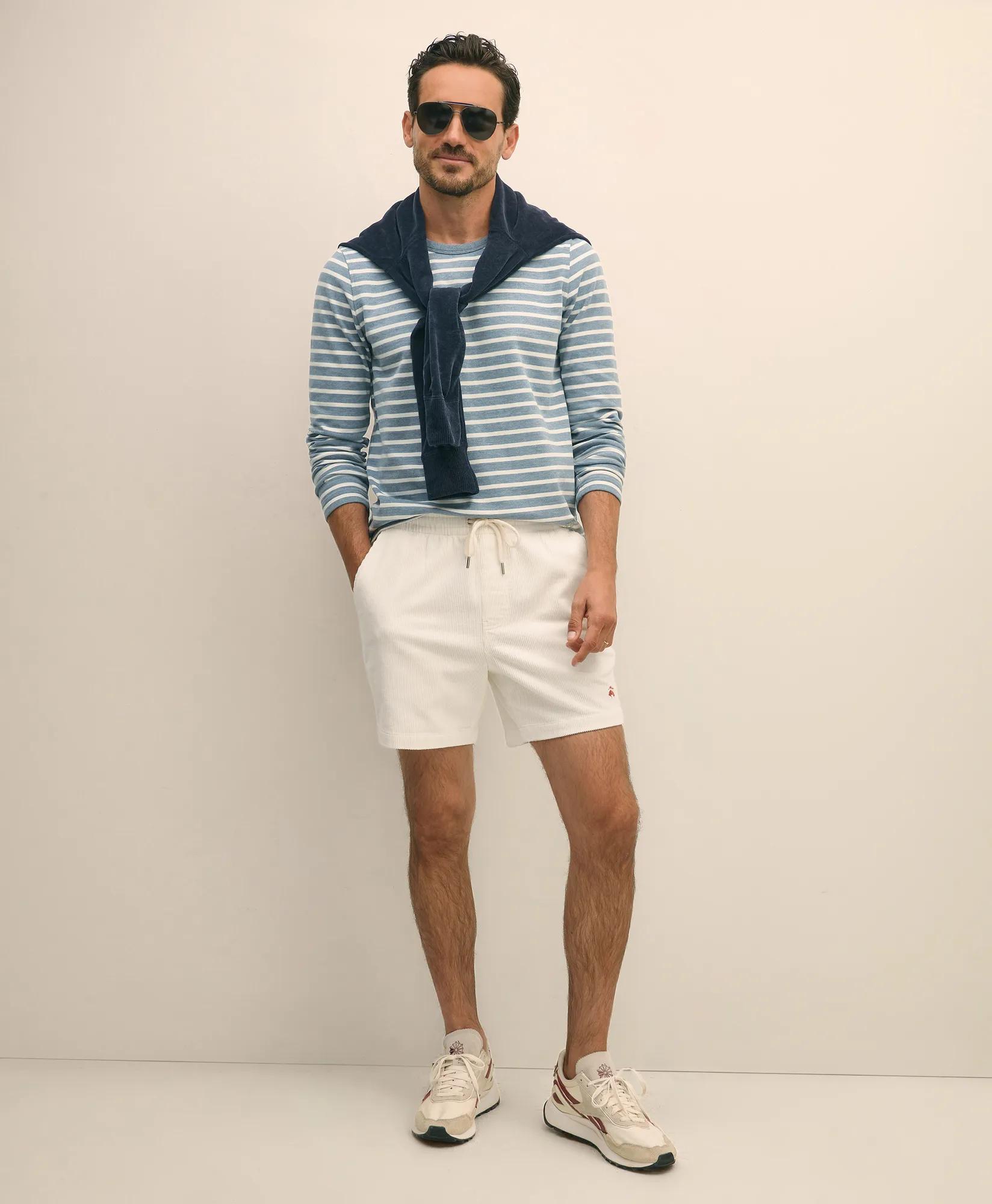 6" Friday Shorts in 8-Wale Cotton Corduroy Pants