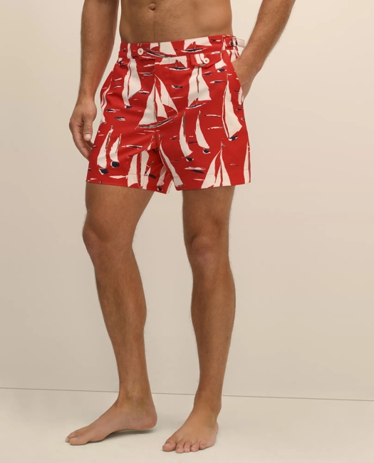 5" Newport Sailing Swim Trunks