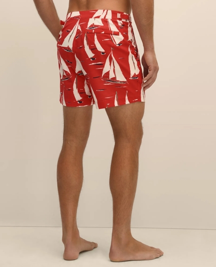 5" Newport Sailing Swim Trunks, image 3