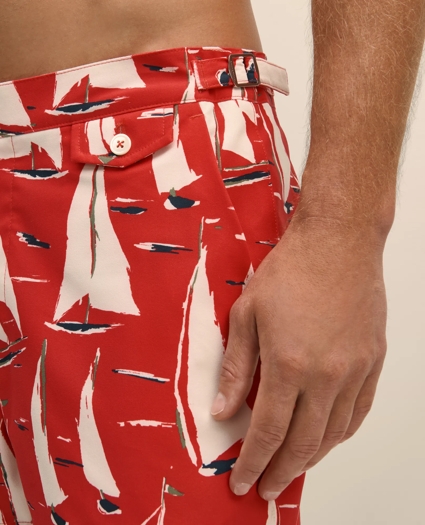 5" Newport Sailing Swim Trunks, image 4