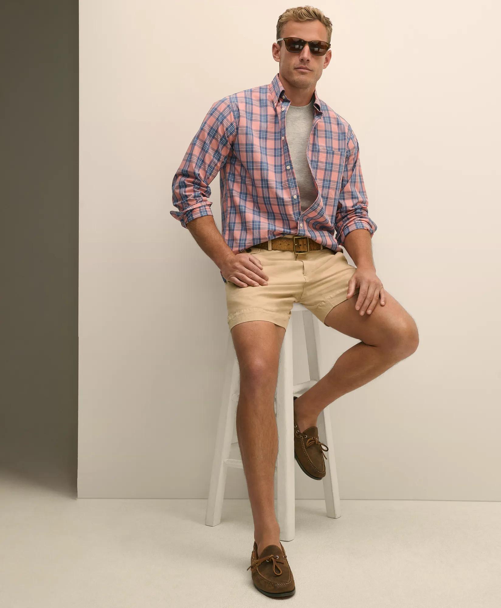 7" Linen Cotton Shorts