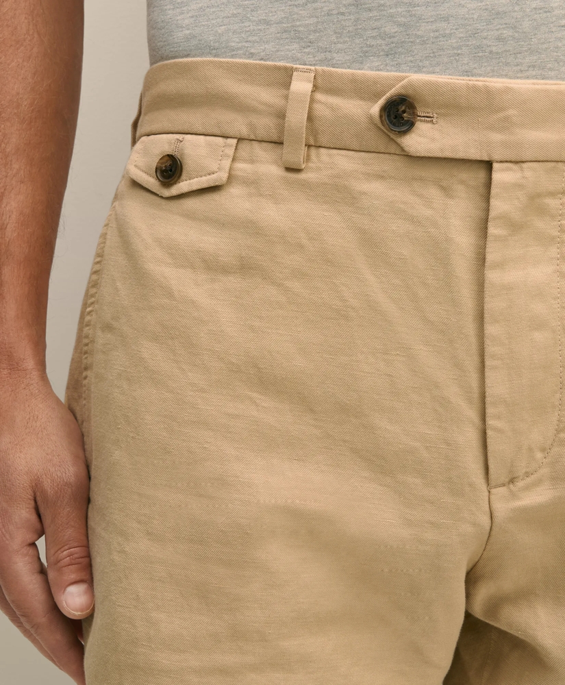 7" Linen Cotton Shorts, image 3
