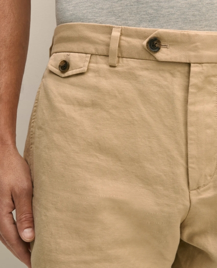 7" Linen Cotton Shorts, image 3