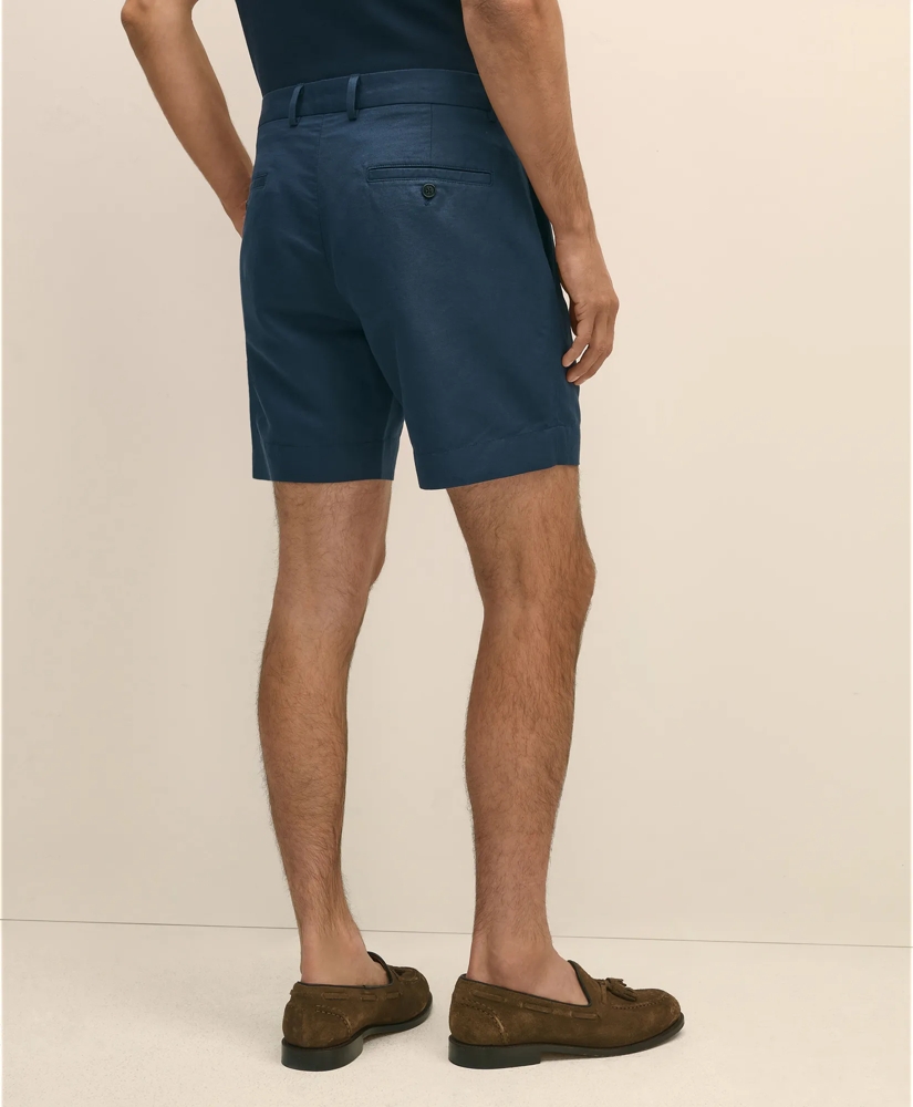 7" Linen Cotton Shorts, image 4