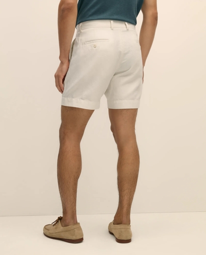 7" Linen Cotton Shorts, image 3