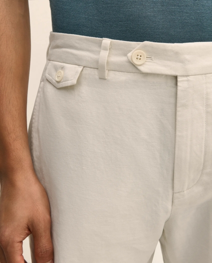 7" Linen Cotton Shorts, image 4